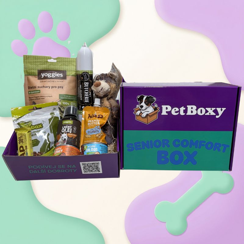 Senior Comfort Box - dárkový balíček pro psího seniora