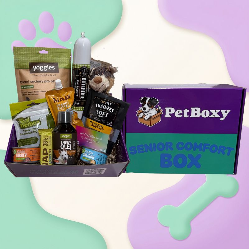 Senior Comfort Box - dárkový balíček pro psího seniora