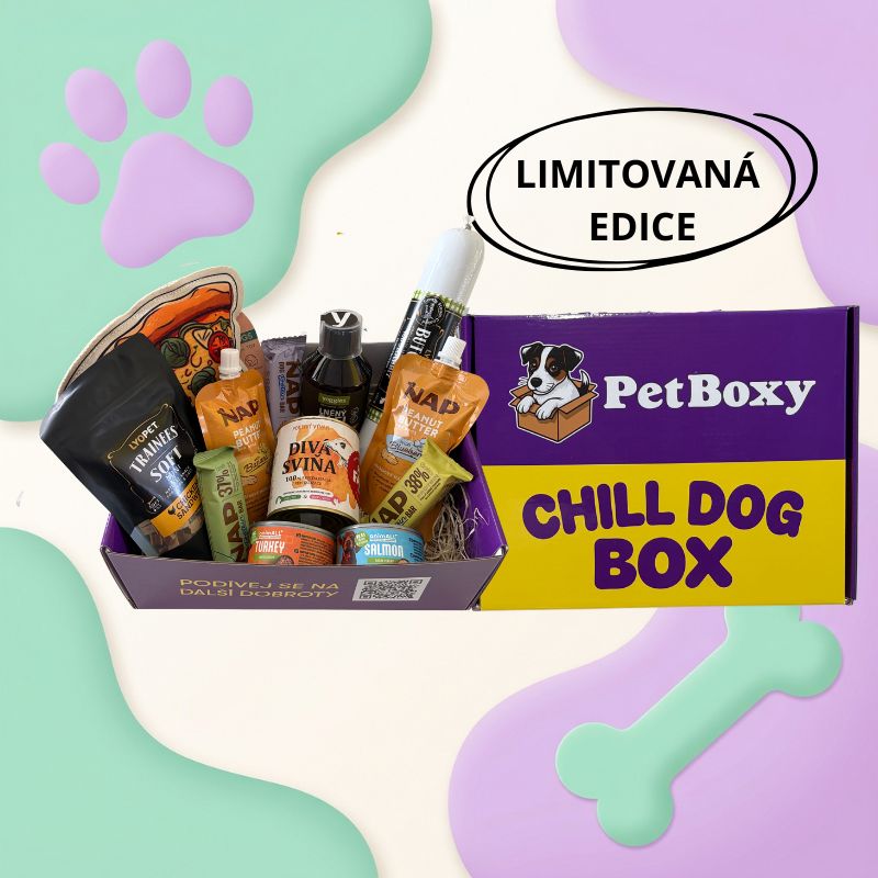Chill Dog Box – dárkový balíček pro psa jen tak pro radost